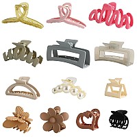 Drnytunk 13Pcs Hair Claw Clipsmall Claw Clips Pearl Hair Claw Clip Strong Hold Hair Jaw Clipsbig Hair Clip Barrettes Birthday