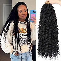 Lickran 24 Inch Soft Goddess Locs Crochet Hair For Black Women 8 Packs Faux Locs Crochet Hair Pre Looped Hippie Locs Crochet Loc