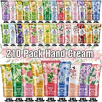 Vespro 210Pack Hand Cream Gifts Set For Women Hand Lotion Travel Size For Dry Cracked Hands Bulk Mini Hand Lotion For Valentin