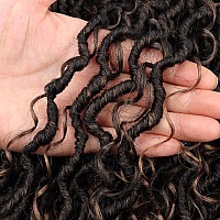 Lickran 24 Inch Faux Locs Crochet Hair 8 Packs Goddess Locs Crochet Hair For Black Women Pre Looped Soft River Locs Crochet Hair