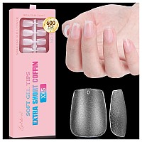 Gelike Ec 600Pcs Extra Short Coffin Gel X Nail Tips Preshape Acrylic Nail For Full Cover Diy At Home Salon 12 Sizes