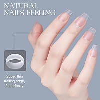 Gelike Ec Short Coffin Gel X Nail Tips 600Pcs Preshape Acrylic Nail For Full Cover Extension Diy At Home Salon 12 Sizes Gelly