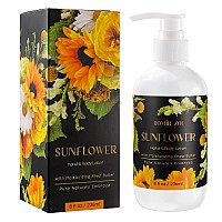 Romiie Zoi Daily Hand Body Lotion With Moisturizing Shea Butter For All Skin Type Sunflower 236 Ml 8 Fl Oz