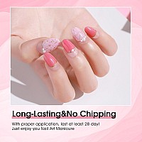 Venalisa Pink Gel Nail Polish 1Pcs Pink Gel Polish Baby Pink Color Nail Polish Gel High Gloss Soak Off U V Gel Nail French Nail