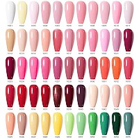 Venalisa Pink Gel Nail Polish 1Pcs Pink Gel Polish Baby Pink Color Nail Polish Gel High Gloss Soak Off U V Gel Nail French Nail