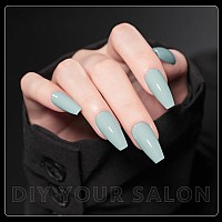 Gaoy Short Coffin Fake Nail Tips 360Pcs Matte Soft Gel X Nail Tips 12 Sizes Half Cover Acrylic False Press On Nails Tips Nail