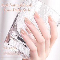 Born Pretty Jelly Gel Nail Polish Jelly Light Nude Gel Polish Sheer Translucent Skin Stone Natural Soak Off Hemafree Gel Polish