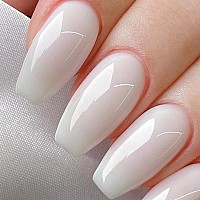 Born Pretty Milky Gel Polish Jelly White Toxic Free And Hemafree Long Lasting 15Ml 054 Fl Oz