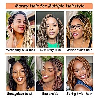 Marley Twist Braiding Hair Preseparated Springy Afro Twist Hair Kinky Twist Crochet Hair Braids For Distressed Soft Locs Sprin