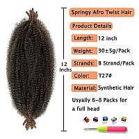 Marley Twist Braiding Hair Preseparated Springy Afro Twist Hair Kinky Twist Crochet Hair Braids For Distressed Soft Locs Sprin