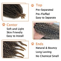 Marley Twist Braiding Hair Preseparated Springy Afro Twist Hair Kinky Twist Crochet Hair Braids For Distressed Soft Locs Sprin