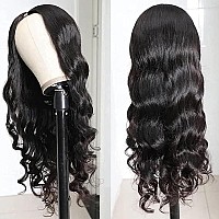 Xagujpo V Part Wigs Body Wave Brazilian Virgin Human Hair Wigs For Black Women Upgrade U Part Wigs Glueless Full Head Clip In Ha