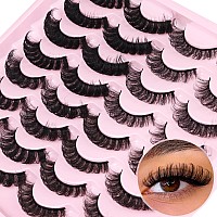 Russian Strip Lashes D Curl False Eyelashes Wispy 4 Styles Fake Eyelashes Natural Russian Eyelashes Fluffy Mink Lashes That Look