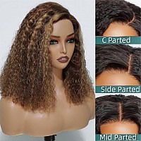 Keepme Wear And Go Glueless Wig Human Hair Pre Plucked 427 Highlight Water Wave Bob Wig Human Hair Wet And Wavy Wigs Human Hair