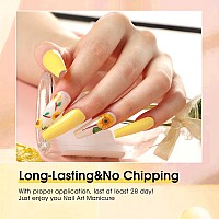 Venalisa Yellow Gel Nail Polish 1Pcslemon Yellow Gel Polish Yellow Color Nail Polish Gel High Gloss Soak Off U V Gel Nail Frenc