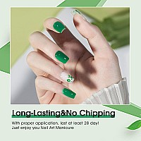 Venalisa Green Gel Nail Polish 1Pcs Green Gel Polish Green Color Nail Polish Gel High Gloss Soak Off U V Gel Nail French Nail M