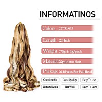 French Curly Braiding Hair 24 Inch Loose Wavy 8 Packs 75Gpack Bouncy Braiding Hair Extensions 2733613 French Curls Braiding