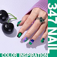 Melodysusie Thick Green Gel Polish15Ml Bright Parrot Green Gel Nail Polish Spring Summer Color 347 Soak Off Uv Led Nail Lamp G