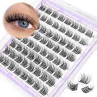 Natural Lash Clusters Wispy Cluster Eyelash Extensions Short Diy Lash Extensions 64 Pcs Cd Curl Individual Lash Fluffy Eyelash C