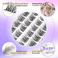 Natural Lash Clusters Wispy Cluster Eyelash Extensions Short Diy Lash Extensions 64 Pcs Cd Curl Individual Lash Fluffy Eyelash C