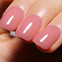 Imtiti Jelly Nude Pink Gel Nail Polish 15Ml Sheer Pink Gel Polish Translucent Soak Off Uv Gel For French Manicure 1Pcs