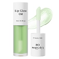 Fovcos Hydrating Lip Glow Oil Moisturizing Lip Glow Oil Lip Plumper Gloss Transparent Lip Gloss Lip Oil Plumping Lip Oil L