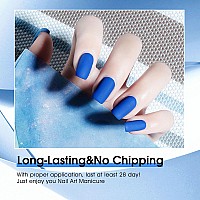 Venalisa Blue Gel Nail Polish 1Pcs Blue Gel Polish Blue Color Nail Polish Gel High Gloss Soak Off Gel Nail French Nail Manicure