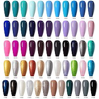 Venalisa Blue Gel Nail Polish 1Pcs Blue Gel Polish Blue Color Nail Polish Gel High Gloss Soak Off Gel Nail French Nail Manicure