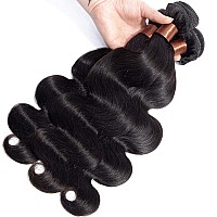 Blackmoon Hair Human Hair Bundles Body Wave 3 Bundles Human Hair 20 22 24 Inch 100 Unprocessed Brazilian Virgin Hair Bundles De