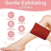 Tatuo 12 Pieces Korean Exfoliating Mitt Exfoliating Cloth Towel Korean Style Body Scrub Korean Style Scrubbing Cloth Bath Body E