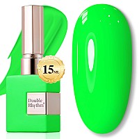 Double Rhythm 15Ml Gel Nail Polish Pure Sheer Same Color Same Bottle Soak Off Gel Polish Art Manicure Salon Diy At Home For Wome