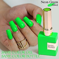 Double Rhythm 15Ml Gel Nail Polish Pure Sheer Same Color Same Bottle Soak Off Gel Polish Art Manicure Salon Diy At Home For Wome