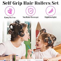 Rollers Hair Curlers 30Pcs Set With 18Pcs Hair Roller 3 Sizes 6 Large Rollers 6 Medium Rollers 6 Small Rollers And 12 Clips