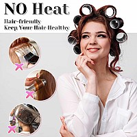 Rollers Hair Curlers 30Pcs Set With 18Pcs Hair Roller 3 Sizes 6 Large Rollers 6 Medium Rollers 6 Small Rollers And 12 Clips