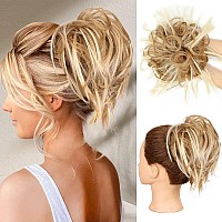 Hmd Tousled Updo Messy Bun Hairpiece Hair Extension Ponytail With Elastic Rubber Band Updo Ponytail Hairpiece Synthetic Hair Ext