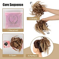 Hmd Tousled Updo Messy Bun Hairpiece Hair Extension Ponytail With Elastic Rubber Band Updo Ponytail Hairpiece Synthetic Hair Ext