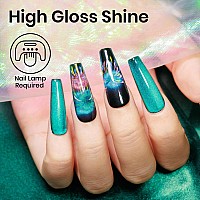 Mizhse 9D Smooth Cat Eye Gel Nail Polish Galaxy Magnetic Gel Polish Galaxy Holographic Gel Polish Soak Off Gel Nail Polish For