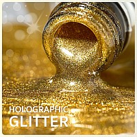 Gaoy Gold Glassy Cat Eye Gel Nail Polish 16Ml Glitter Holographic Nail Polish With Magnet Reflective Translucent Uv Gel 2156