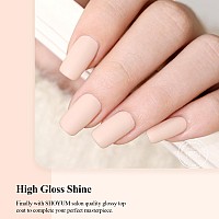 Shoyum Gel Nail Polish Nude Gel Polish 15Ml 051Oz Hazelnut Milk Soak Off Gel Nail Art Manicure Salon Diy Gel Nail Design Decora