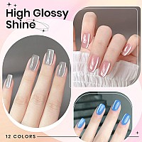 Supwee Cat Eye Gel Nail Polish 12 Colors Silk Cateye Nail Polish Gel With Magnetic Stick Ceramic Moonlight Magnetic Gel Polish