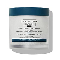 Christophe Robin Cleansing Purifying Scrub With Sea Salt For Oily And Itchy Scalp Detox 250Ml Low Dioxane 2024 Edition