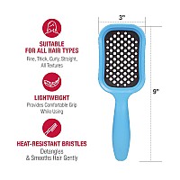 Red By Kiss Dry Vent Heatresistant Hair Brush Detangling Fast Blow Drying For Wet Dry Curly Thick Straight Hair Vented Detang