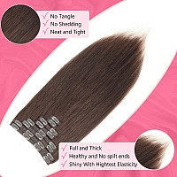 Clip In Hair Extensions Real Human Hair Straight Clip Ins 12 Inch Clip In Hair Extensions Black Women Remy Seamless Clip In Hair