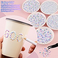 25000Pcs Resin Jelly Rhinestones For Crafting White Ab 26Mm Mixed Sizes Non Hotfix Flatback Gems Bedazzling Crystal For Diy C