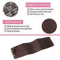 Human Hair Clip In Extensions Clip In Hair Extensions Real Human Hair 14 Inch Straight Clip Ins Clip In Hair Extensions Black Wo