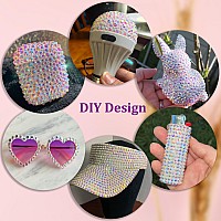 16000Pcs Resin Jelly Rhinestones With Tweezers For Crafting Transparent Ab 26Mm Mixed Sizes Flatback Gems Bedazzling Crystal