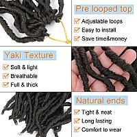 Short Soft Locs 10 Inch 7 Packs Color 4 Faux Locs Crochet Hair Pre Looped Soft Locs Crochet Hair For Black Women10Inch 7 Packs