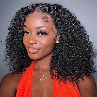 Legendhair 250 Density Short Curly Bob Wigs 13X4 Hd Lace Front Human Hair Wigs Brazilian Virgin Kinky Curly Wigs For Black Wome