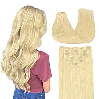 Goo Goo Clip In Hair Extensions Real Human Hair Remy Human Hair Extensions Clip Ins For Women Natural Human Hair 20Inch 110G