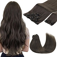 Goo Goo Clip In Hair Extensions Real Human Hair Remy Human Hair Extensions Clip Ins For Women Natural Human Hair 22Inch 150G